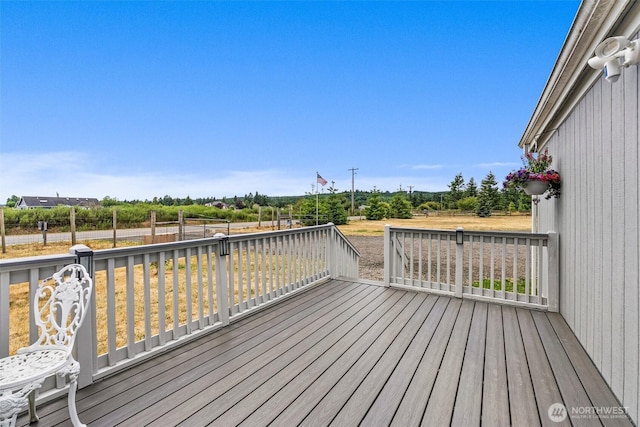 8222 Bordeaux Rd SW, Olympia, WA 98512 - deck featuring a fenced backyard