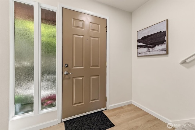 502 141st Ave SE Unit 45, Bellevue, WA 98007 - entrance foyer featuring light wood-style flooring and baseboards