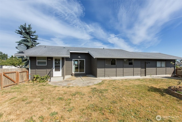 110 Victoria View St, Sequim, WA 98382 - rear view of house with a patio area