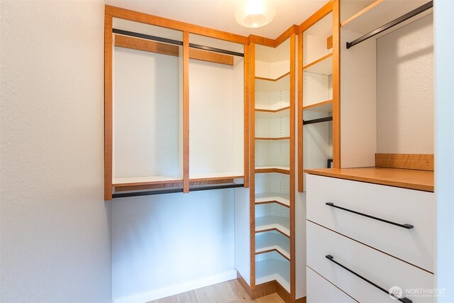 110 Victoria View St, Sequim, WA 98382 - walk in closet featuring light wood-style flooring