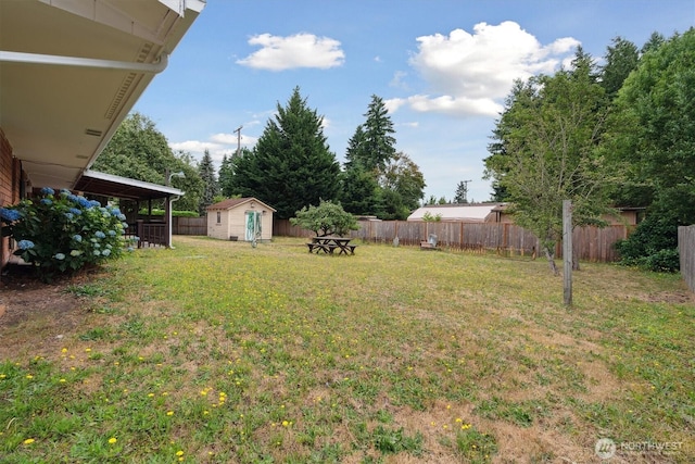 2598 25th Loop SE, Lacey, WA 98503 - fenced backyard with a storage shed