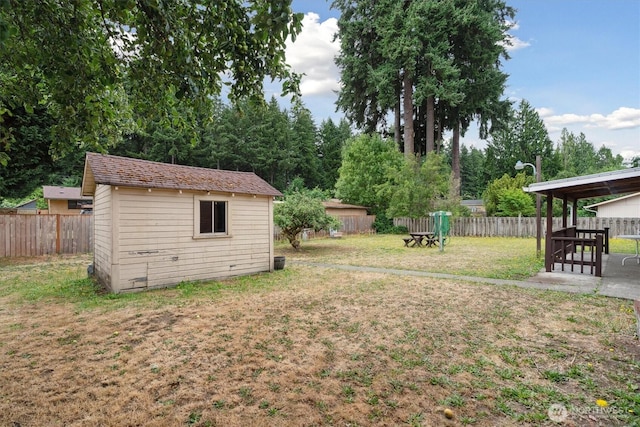 2598 25th Loop SE, Lacey, WA 98503 - fenced backyard with a shed