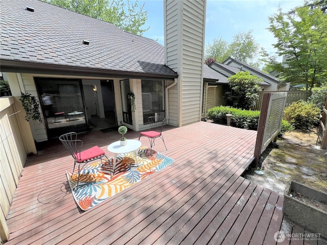 1711 159th Pl NE Unit 29, Bellevue, WA 98008 - view of wooden deck
