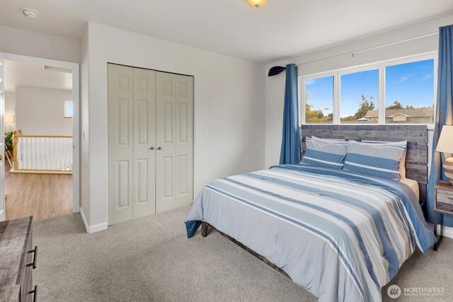 6926 Holeman Ave, Blaine, WA 98230 - bedroom featuring carpet floors and a closet