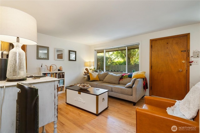 7343 35th SW, Seattle, WA 98126 - living room featuring light wood-style flooring