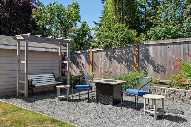 4502 223rd St SW, Mountlake Terrace, WA 98043 - fenced backyard with a pergola and a patio area