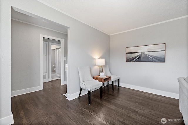 213 S 58th St, Tacoma, WA 98408 - living area with crown molding and wood finished floors