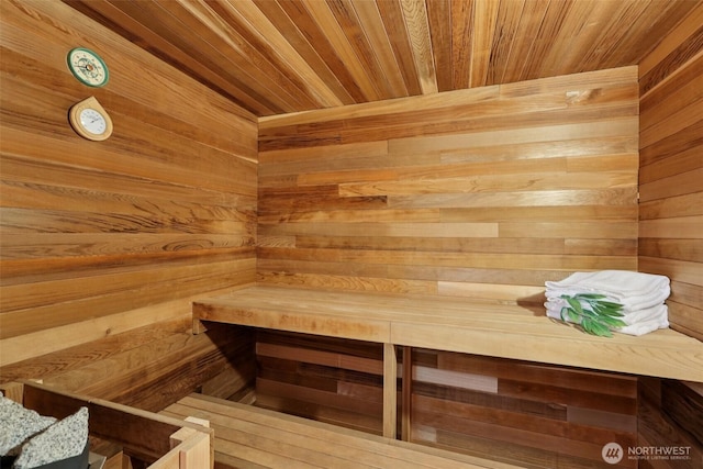 49 Cascade Ln, Bellingham, WA 98229 - relaxing sauna with wood walls and wooden ceiling