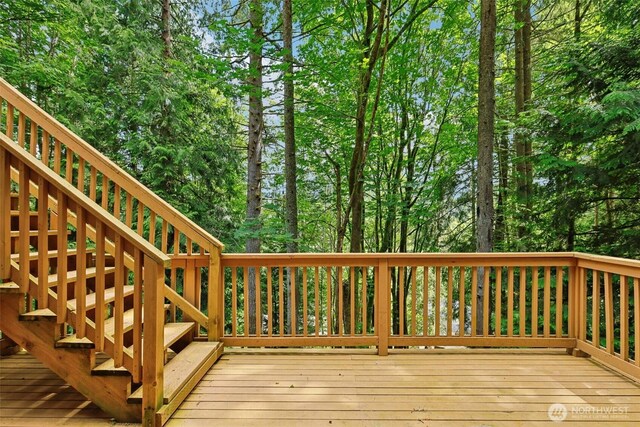 49 Cascade Ln, Bellingham, WA 98229 - wooden deck featuring stairs