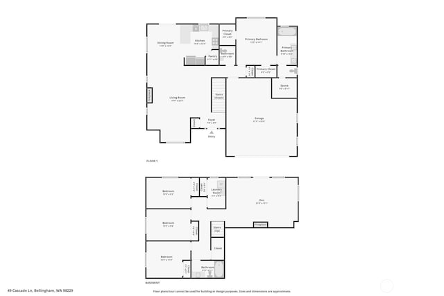49 Cascade Ln, Bellingham, WA 98229 - view of home floor plan