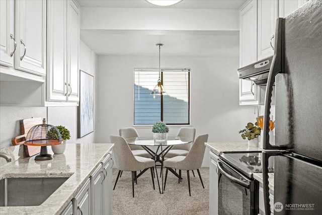 700 N 160th St Unit A316, Shoreline, WA 98133 - dining area with light carpet