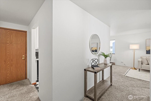 700 N 160th St Unit A316, Shoreline, WA 98133 - hallway featuring carpet floors and baseboard heating
