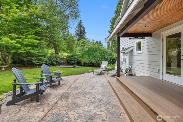 7709 NE 170th St, Kenmore, WA 98028 - view of patio