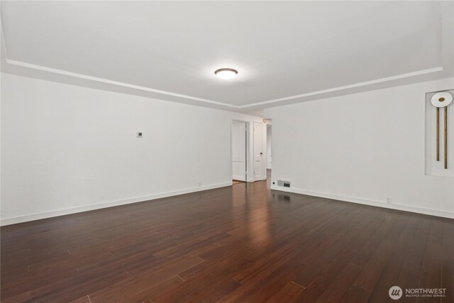 1308 S 359th St, Federal Way, WA 98003 - spare room with dark wood finished floors and baseboards