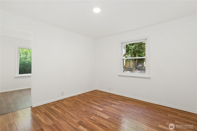 1308 S 359th St, Federal Way, WA 98003 - spare room with wood finished floors and recessed lighting
