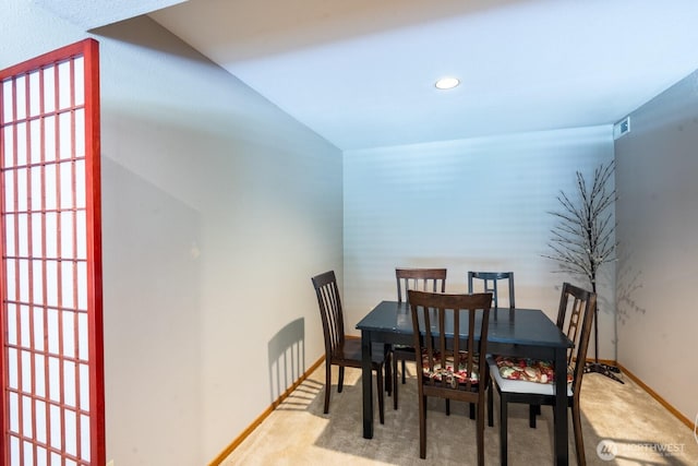 4123 150th Ave SE, Bellevue, WA 98006 - carpeted dining area featuring baseboards