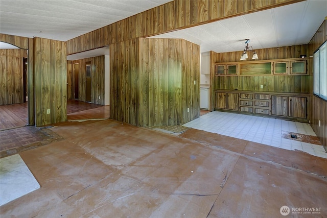 151 Dietz Dr, Quilcene, WA 98376 - empty room featuring wooden walls