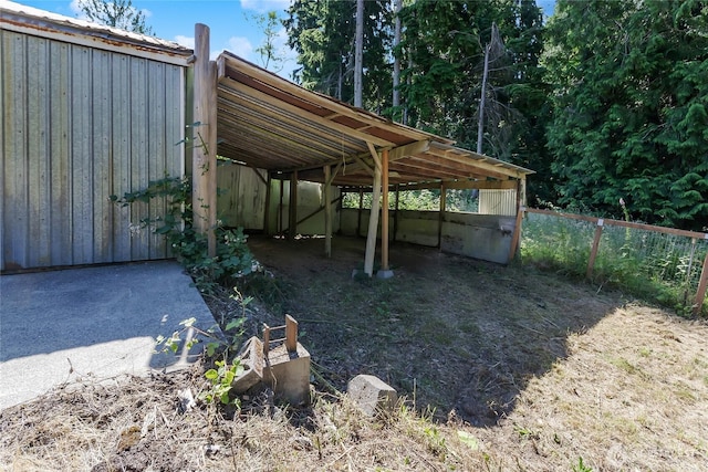 151 Dietz Dr, Quilcene, WA 98376 - view of vehicle parking with a detached carport