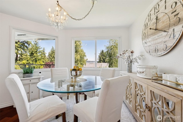 4181 W Lake Sammamish Pkwy SE Unit B301, Bellevue, WA 98008 - dining room featuring a chandelier