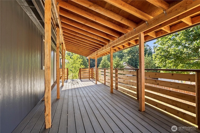7113 E Dakota St, Port Orchard, WA 98366 - view of wooden deck