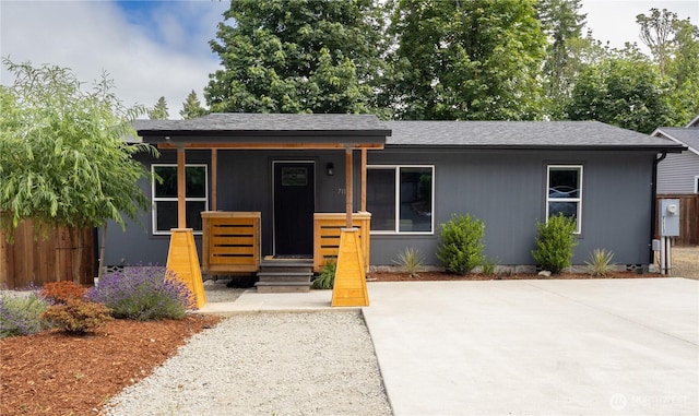 7113 E Dakota St, Port Orchard, WA 98366 - view of front facade featuring a porch and a shingled roof