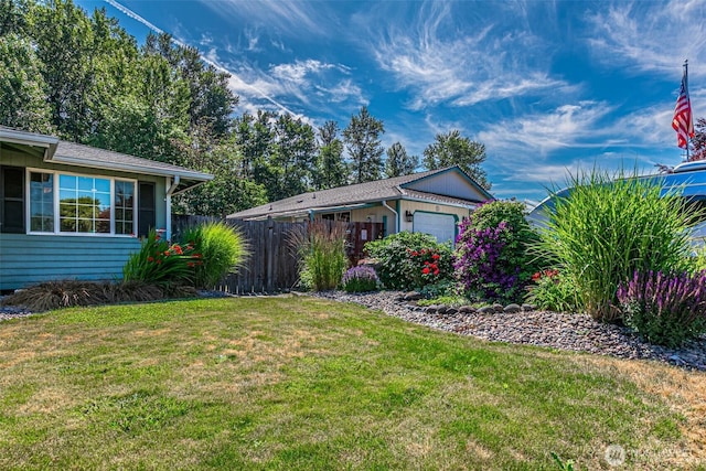 406 Brown Way SE, Orting, WA 98360 - view of yard featuring a garage