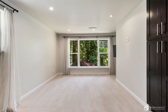 4006 147th Pl, Bellevue, WA 98006 - unfurnished room featuring recessed lighting and light carpet