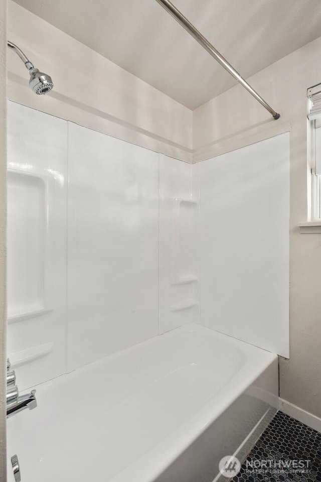 4006 147th Pl, Bellevue, WA 98006 - full bathroom with tile patterned flooring and shower / bathtub combination