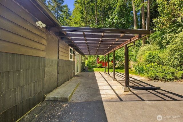 4006 147th Pl, Bellevue, WA 98006 - view of patio / terrace featuring a carport