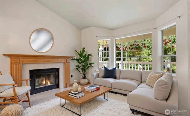 14013 116th Ave E, Puyallup, WA 98374 - living room with a fireplace with flush hearth