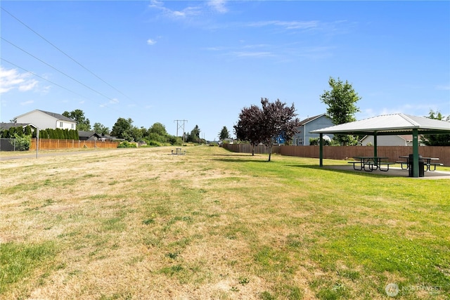 438 Washington Blvd Unit 3, Algona, WA 98001 - view of yard featuring a gazebo