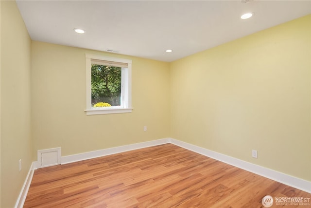 6208 Fremont Ave N, Seattle, WA 98103 - spare room with light wood-type flooring and recessed lighting