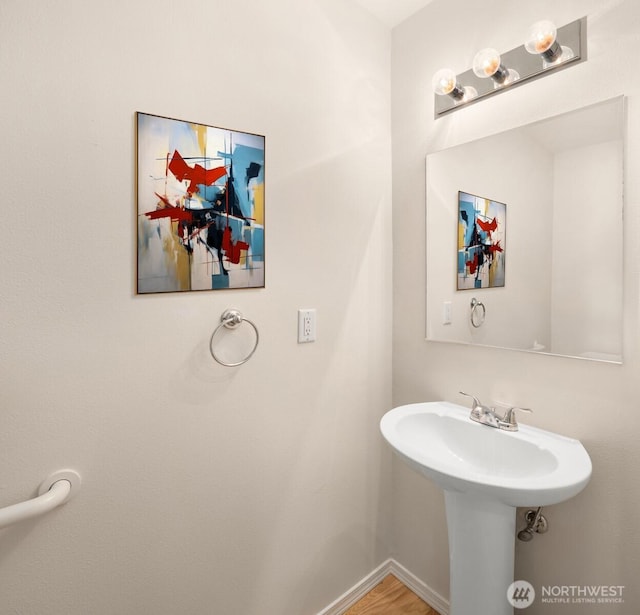 17515 110th Ln SE Unit 27, Renton, WA 98055 - bathroom with a sink and baseboards