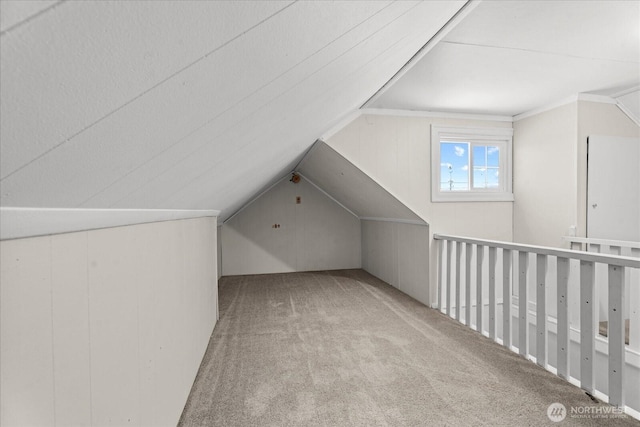 7012 S Warner St, Tacoma, WA 98409 - additional living space with carpet and vaulted ceiling