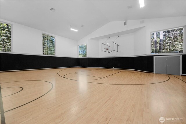 12303 Harbour Pointe Blvd Unit S104, Mukilteo, WA 98275 - view of basketball court featuring basketball hoop and plenty of natural light