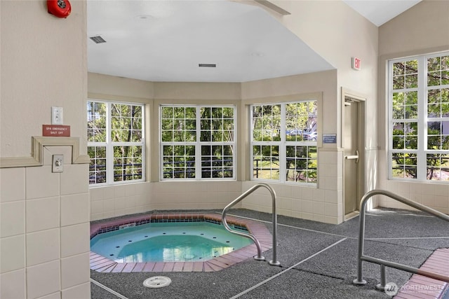 12303 Harbour Pointe Blvd Unit S104, Mukilteo, WA 98275 - view of pool featuring a hot tub