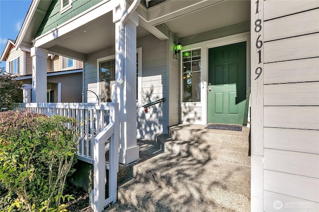 18619 16th Avenue Ct E, Spanaway, WA 98387 - doorway to property featuring covered porch