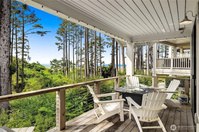 46 Seaside Ln, Pacific Beach, WA 98571 - view of deck