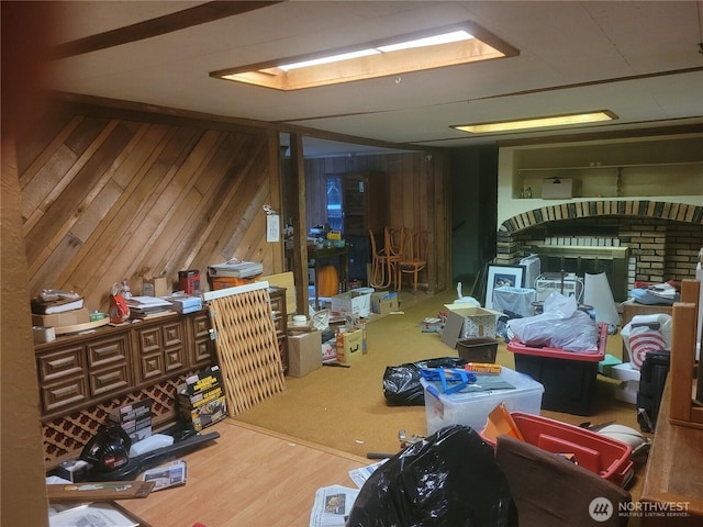 35806 1st Ave S, Federal Way, WA 98003 - interior space featuring wood walls and wood finished floors