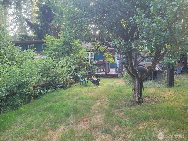 35806 1st Ave S, Federal Way, WA 98003 - view of yard with a deck