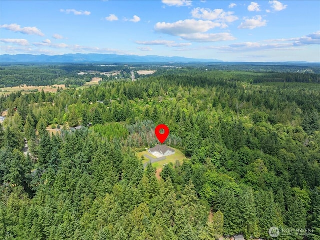 250 W Wynwood Dr, Shelton, WA 98584 - view of property location with a forest and mountains
