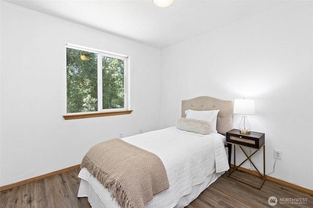 21012 82nd St E, Bonney Lake, WA 98391 - bedroom featuring baseboards and wood finished floors