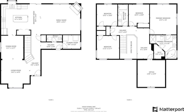 21012 82nd St E, Bonney Lake, WA 98391 - view of floor plan / room layout