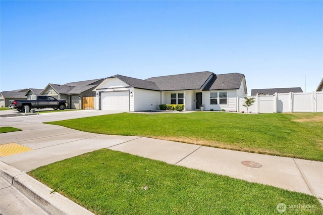 1344 E Deborah St, Moses Lake, WA 98837 - ranch-style house with concrete driveway and an attached garage