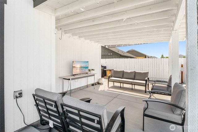 1344 E Deborah St, Moses Lake, WA 98837 - view of patio featuring an outdoor hangout area