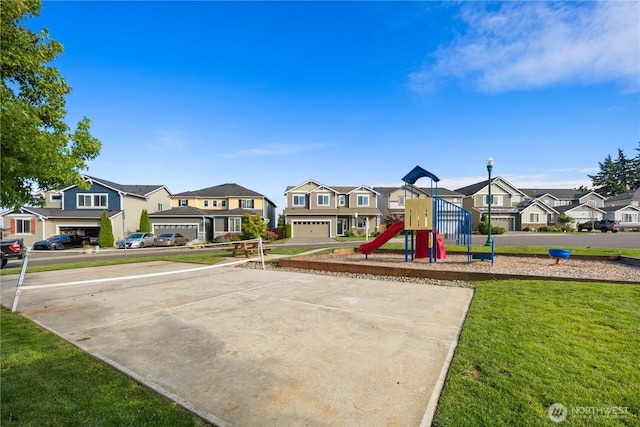 6639 S 298th Pl, Auburn, WA 98001 - community playground with a residential view and a lawn