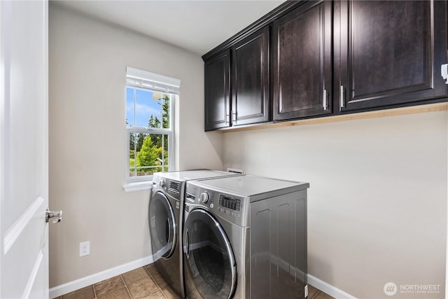 6639 S 298th Pl, Auburn, WA 98001 - washroom featuring cabinet space and washing machine and clothes dryer