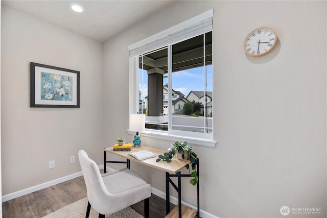 6639 S 298th Pl, Auburn, WA 98001 - office space with wood finished floors and recessed lighting