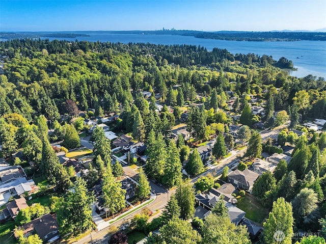 10511 NE 112th St, Kirkland, WA 98033 - aerial view of property's location featuring a nearby body of water and nearby suburban area