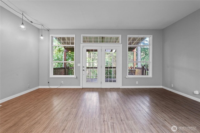 261 E Emerald Lake Dr W, Grapeview, WA 98546 - empty room featuring wood finished floors
